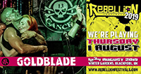 Goldblade - Rebellion Festival, Blackpool 1.8.19